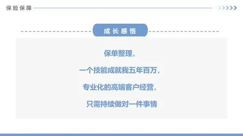 保险公司投何保单整理分享PPT模板