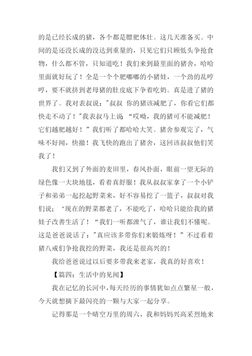 生活中的见闻作文-1.docx