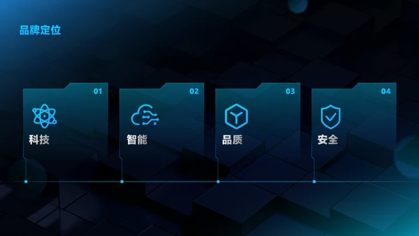 蓝黑色科技风互联网产品发布会