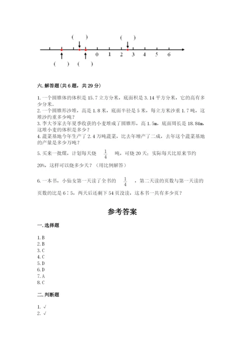 北京版六年级下册期末真题卷【夺冠】.docx