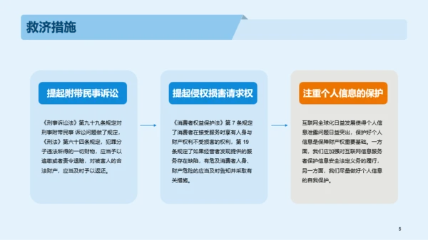 蓝色商务教育培训电信诈骗PPT模板