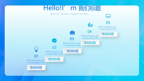 蓝色智能心脏监护项目工作总结汇报动态PPT模板