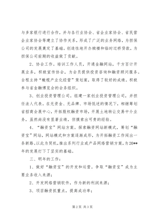 企业个人年度工作总结.docx