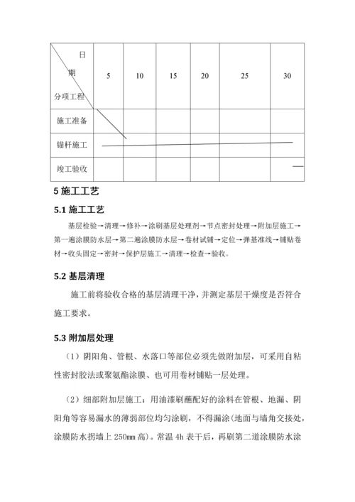 葛衙庄村农转居公寓工程地下防水工程施工技术方案.docx