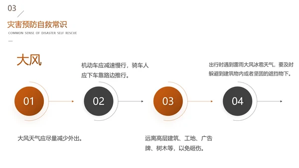 全国防灾减灾日安全教育主题班会PPT模板