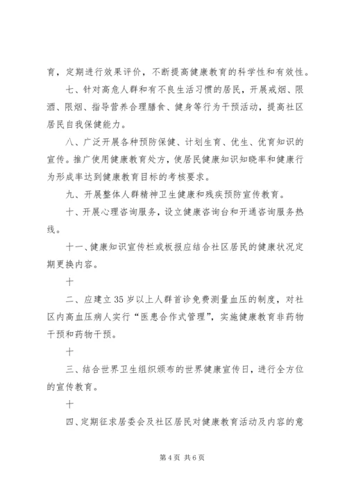 健康促进工作例会制度.docx