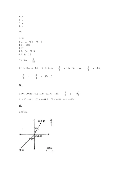 北京海淀区小升初数学试卷附参考答案（研优卷）.docx