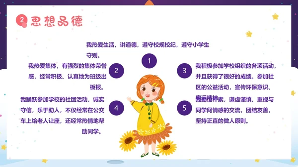 三好学生竞选中小学生三好学生竞选演讲PPT课件