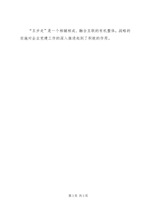 企业党建五步走措施.docx