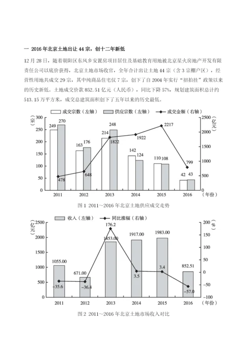 北京土地市场回顾及展望.docx