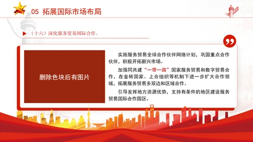 关于以高水平开放推动服务贸易高质量发展的意见全文学习PPT课件