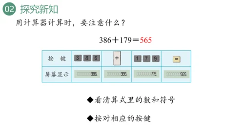 新人教版数学四年级上册1.15 用计算器计算课件（28张PPT)