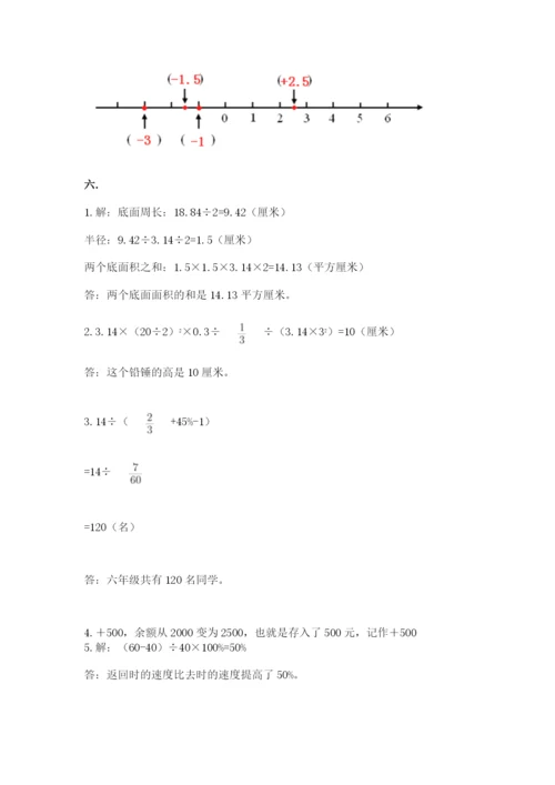 小学六年级数学摸底考试题含完整答案（夺冠系列）.docx