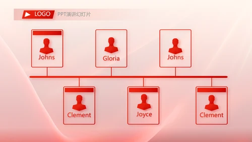 红色签约仪式启动大会战略合作策划PPT模板
