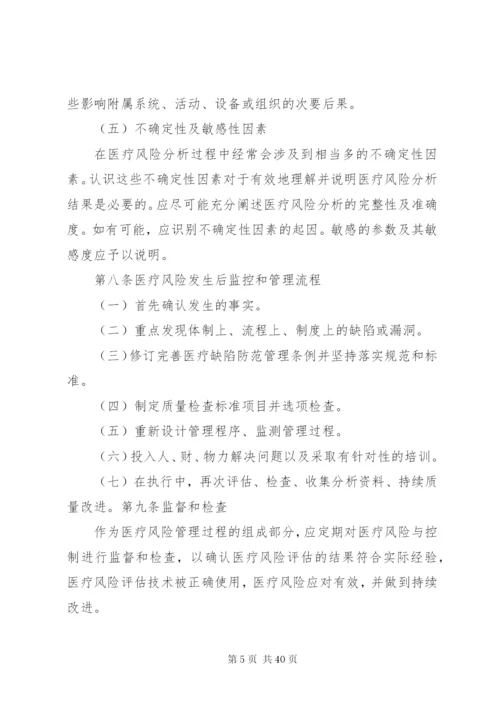 医疗风险预警管理方案.docx