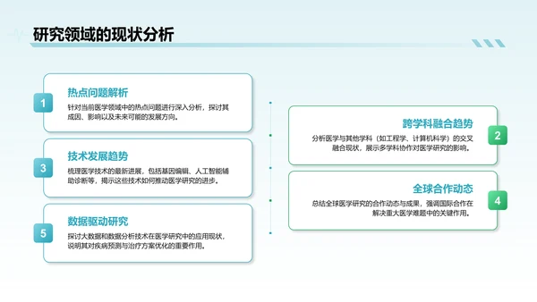 蓝色简约风医学科研毕业答辩PPT模板