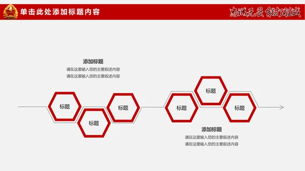 热血铸军魂八一军队部队国防军事PPT模板