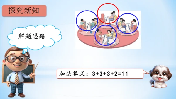4.表内乘法（一）（乘加、乘减）(共21张PPT)-二年级上册数学人教版