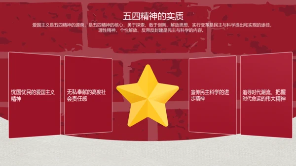 党政风五四青年节教育PPT