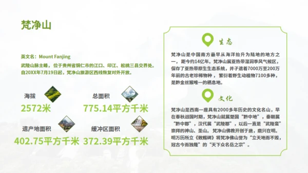 贵州文旅宣传旅游通用PPT模板