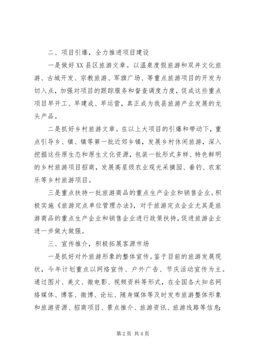 旅游局项目建设工作计划.docx