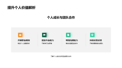 团队协作与个人成长