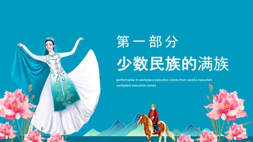 少数民族及其风俗少数民族朝鲜族PPT模板
