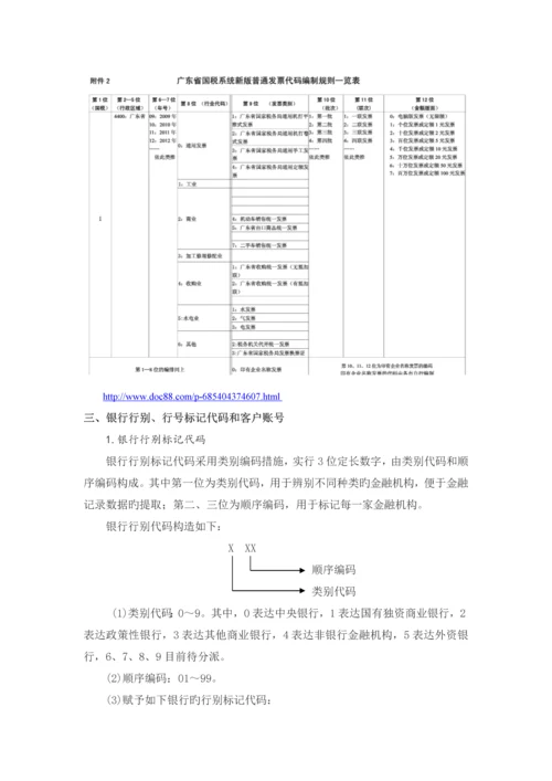 发票及银行代码.docx