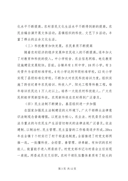 乡镇城镇建设调研报告.docx