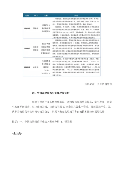 动物疫苗行业壁垒及产业链分析.docx