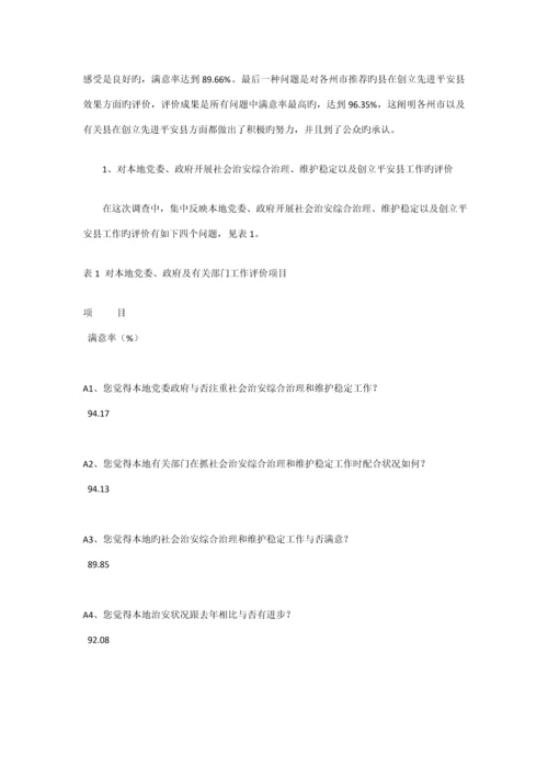 公众安全感调查汇总报告.docx