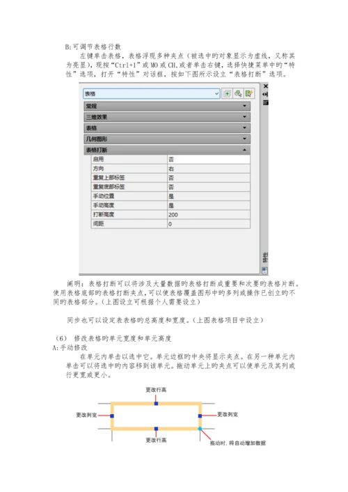 CAD--创建表格(明细栏)技巧.docx