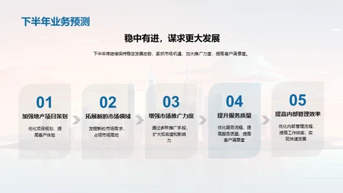 半年业绩回顾与展望