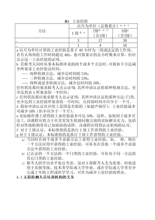 无损检测人员培训机构