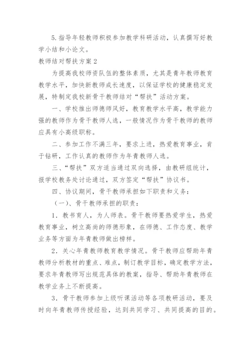 教师结对帮扶方案.docx