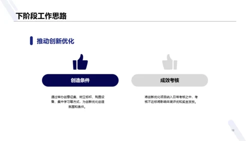 蓝色商务销售部年终总结汇报PPT案例