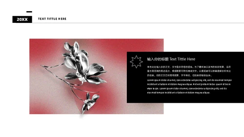 红色弥散光酸性风格活动策划通用PPT模板