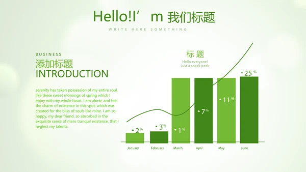 绿色清新芦荟面膜动态PPT