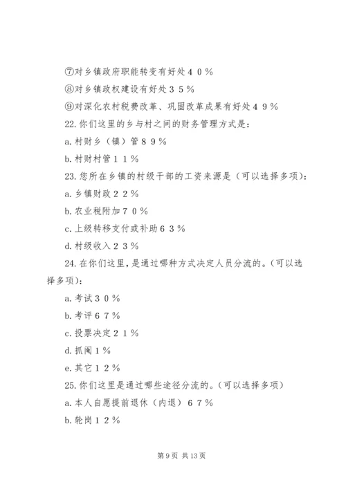 关于乡镇改革的调查与思考 (2).docx