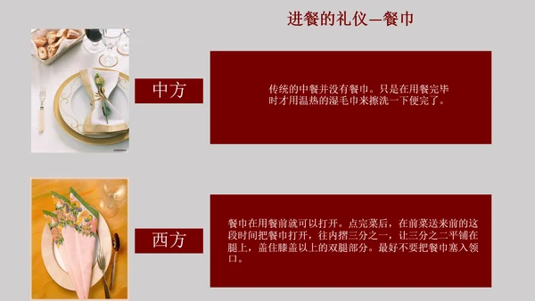 就餐餐桌餐饮礼仪文化教育PPT课件