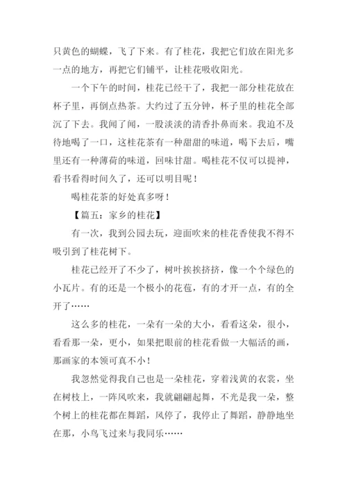 描写桂花的作文300字.docx