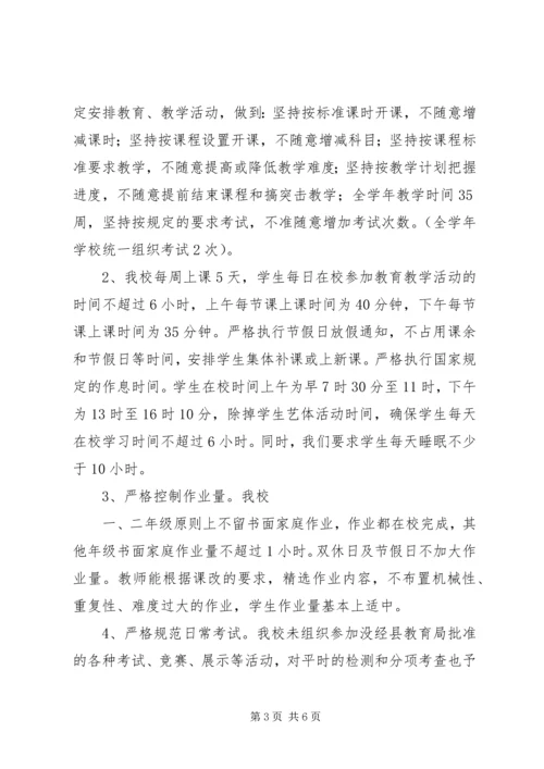 小学规范办学行为督察汇报材料 (2).docx