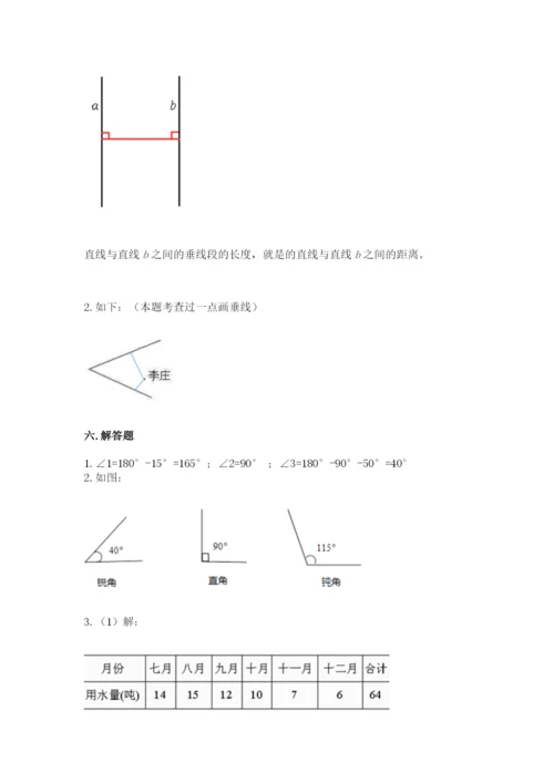 人教版四年级上册数学 期末测试卷精品【完整版】.docx