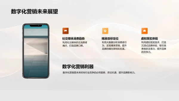 时尚业务年度报告PPT模板