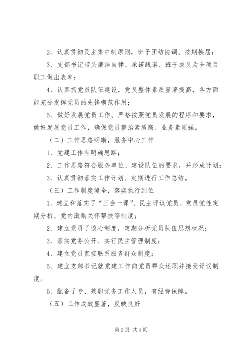 党支部自我评价报告.docx