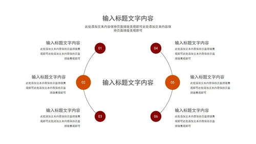 红色简约风年终述职报告PPT模板