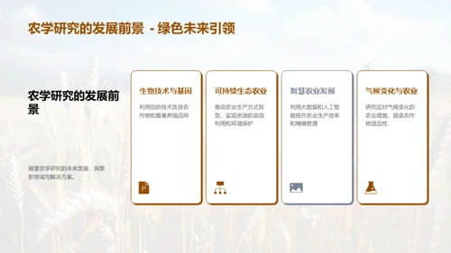 农学视野：挑战与瞭望