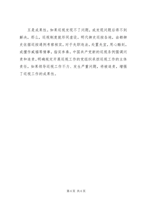 学习党员巡视条例心得3篇.docx