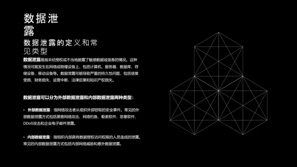 黑色简约几何数字科技风网络安全教育PPT模板