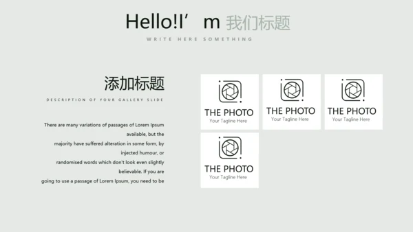 文艺小清新公司产品介绍宣传通用PPT动态模板